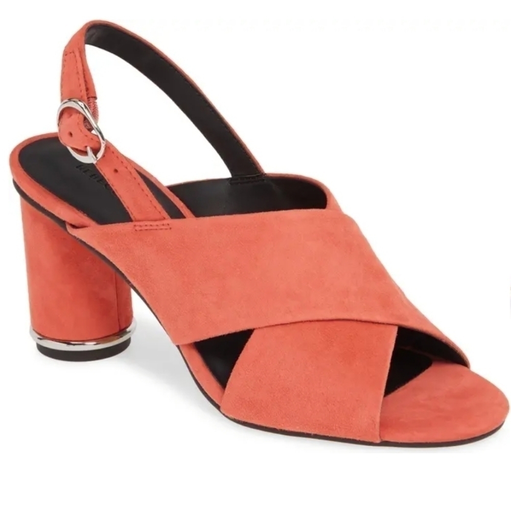NEW Rebecca Minkoff Coral Red Sandals